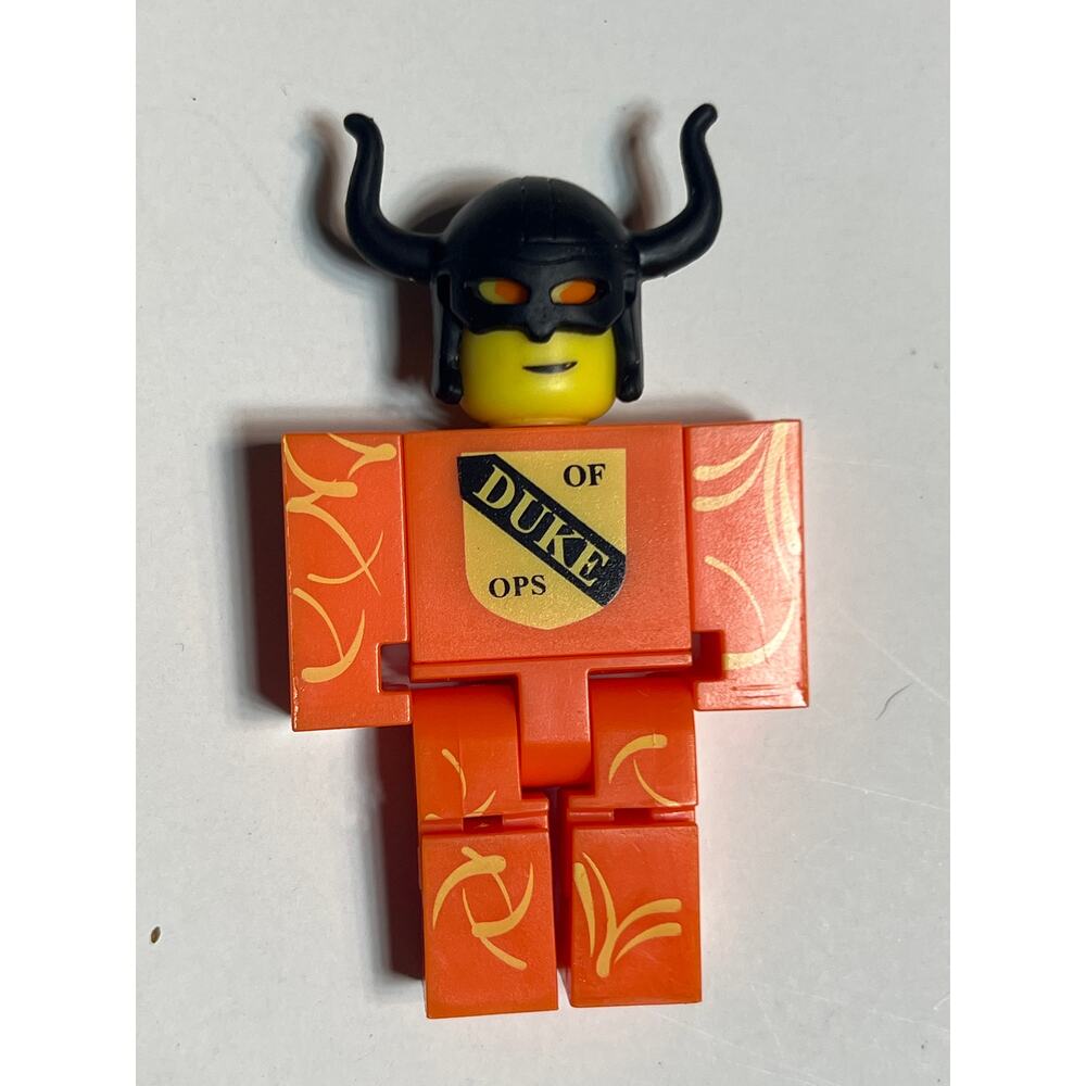 Roblox Duke of Ops Noob007 Figure 2016 Jazwares with Helmet Missing Sword READ